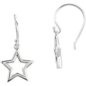 Sterling Silver Petite Star Earrings Sterling Silver Petite Star Earrings
