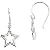 Petite Star Earrings in Sterling Silver Petite Star Earrings in Sterling Silver