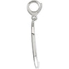Sterling Silver Petite Moon Charm Sterling Silver Petite Moon Charm