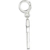 Sterling Silver Petite Key Charm Sterling Silver Petite Key Charm