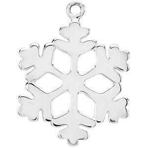 Sterling Silver Petite Snowflake Dangle Sterling Silver Petite Snowflake Dangle