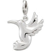 Charming Animals Hummingbird Charm in Sterling Silver