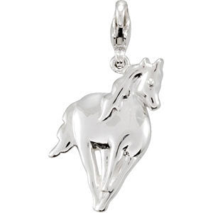 Sterling Silver Charming Animals® Horse Charm Sterling Silver Charming Animals® Horse Charm