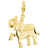 Charming Animals Elephant Charm in 14k Yellow Gold