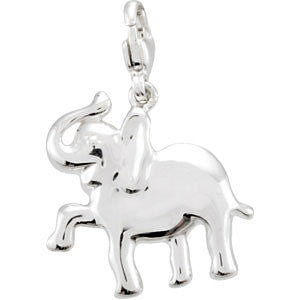 Sterling Silver Charming Animals® Elephant Charm
