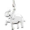 Charming Animals Elephant Charm in Sterling Silver