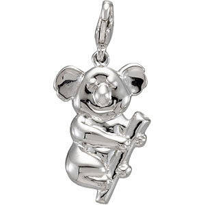 Sterling Silver Charming Animals® Koala Bear Charm