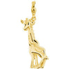 Charming Animals Giraffe Charm in 14K Yellow Gold