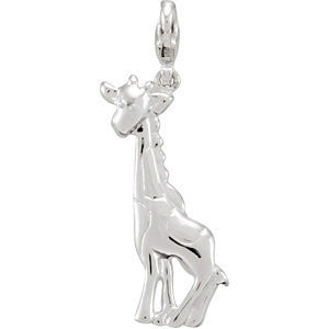Sterling Silver Charming Animals® Giraffe Charm Sterling Silver Charming Animals® Giraffe Charm