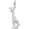 Charming Animals Giraffe Charm in Sterling Silver Charming Animals Giraffe Charm in Sterling Silver