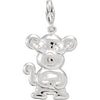 Charming Animals Monkey Charm in Sterling Silver Charming Animals Monkey Charm in Sterling Silver