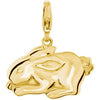 Charming Animals Rabbit Charm in 14K Yellow Gold