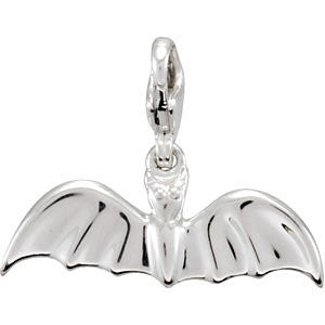 Sterling Silver Charming Animals® Bat Charm