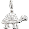 Charming Animals Turtle Charm in Sterling Silver