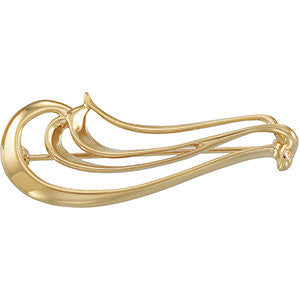14k Yellow Gold Fashion Brooch 14k Yellow Gold Fashion Brooch