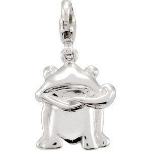 Sterling Silver Charming Animals® Frog Charm