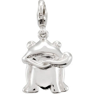 Sterling Silver Charming Animals® Frog Charm Sterling Silver Charming Animals® Frog Charm