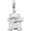 Charming Animals Frog Charm in Sterling Silver