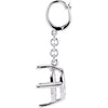 Sterling Silver 11x9mm Oval 4-Prong Pendant Enhancer Mounting Sterling Silver 11x9mm Oval 4-Prong Pendant Enhancer Mounting