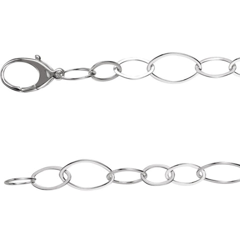 11mm Sterling Silver Link Chain 11mm Sterling Silver Link Chain