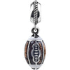 Kera Football Dangle in Sterling Silver Kera Football Dangle in Sterling Silver