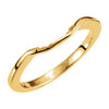 Wedding Band for Matching Engagement Ring with 06.00 mm Center Stone in 14k Yellow Gold ( Size 6 )