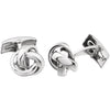 14K White Gold Knot Cuff Links 14K White Gold Knot Cuff Links