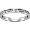 Platinum Sculptural-Inspired Band , Size 7 Platinum Sculptural-Inspired Band , Size 7