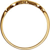 14k Yellow Gold Initial Rings, Size 6 14k Yellow Gold Initial Rings, Size 6