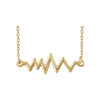 14k Yellow Gold Heartbeat 16-18-inch Necklace 14k Yellow Gold Heartbeat 16-18-inch Necklace