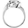 14k White Gold Freeform Ring, Size 6 14k White Gold Freeform Ring, Size 6