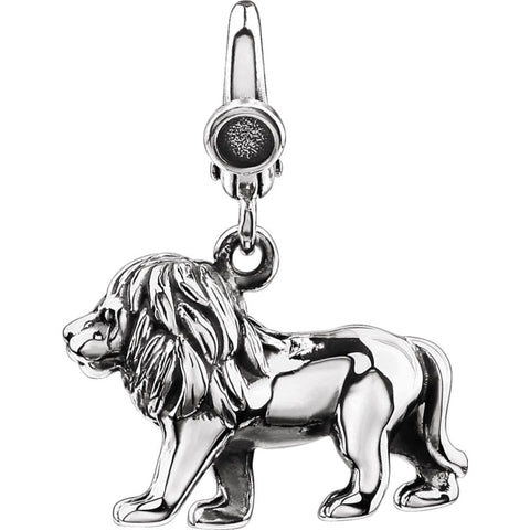 Sterling Silver Lion Charm Sterling Silver Lion Charm