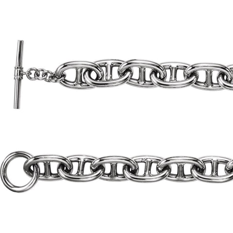 Sterling Silver 16mm Link 18" Chain Sterling Silver 16mm Link 18" Chain