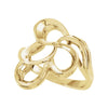 Metal Fashion Ring in 14k Yellow Gold ( Size 6 ) Metal Fashion Ring in 14k Yellow Gold ( Size 6 )