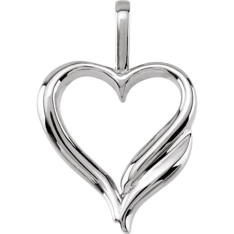 Sterling Silver Heart Pendant Sterling Silver Heart Pendant