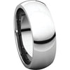 Continuum Sterling Silver 7mm Comfort Fit Band, Size 9.5