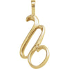 Metal Fashion Pendant in 14k Yellow Gold Metal Fashion Pendant in 14k Yellow Gold