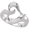 Metal Fashion Ring in 14K White Gold ( Size 6 ) Metal Fashion Ring in 14K White Gold ( Size 6 )