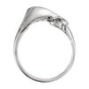 14k White Gold Freeform Ring, Size 6 14k White Gold Freeform Ring, Size 6