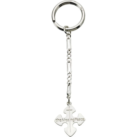Sterling Silver The Missing Peace® Key Chain