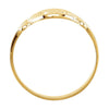 14k Yellow Gold Initial Rings, Size 6 14k Yellow Gold Initial Rings, Size 6
