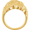 14k Yellow Gold Nugget Ring, Size 6 14k Yellow Gold Nugget Ring, Size 6