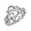 Metal Fashion Ring in 14k White Gold ( Size 6 ) Metal Fashion Ring in 14k White Gold ( Size 6 )
