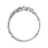 14k White Gold Freeform Ring, Size 6 14k White Gold Freeform Ring, Size 6