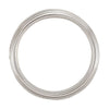 Cobalt 8mm Black Laser Design Ridged Band Size 9 Cobalt 8mm Black Laser Design Ridged Band Size 9