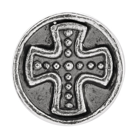 Sterling Silver 10.5x7.5mm Cross Cylinder Bead Sterling Silver 10.5x7.5mm Cross Cylinder Bead