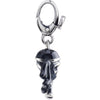 Sterling Silver Enamel Pirate Skull Charm Sterling Silver Enamel Pirate Skull Charm