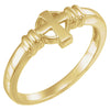 Cross Ring in 14k Yellow Gold ( Size 6 ) Cross Ring in 14k Yellow Gold ( Size 6 )