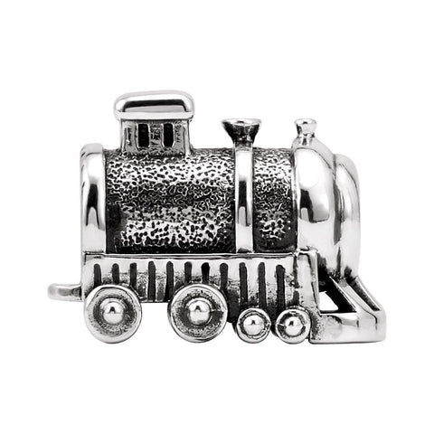Sterling Silver 14x10.3mm Train Bead Sterling Silver 14x10.3mm Train Bead