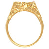 14k Yellow Gold Nugget Ring Mounting, Size 11 14k Yellow Gold Nugget Ring Mounting, Size 11
